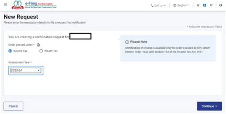 How do I file a rectification return?