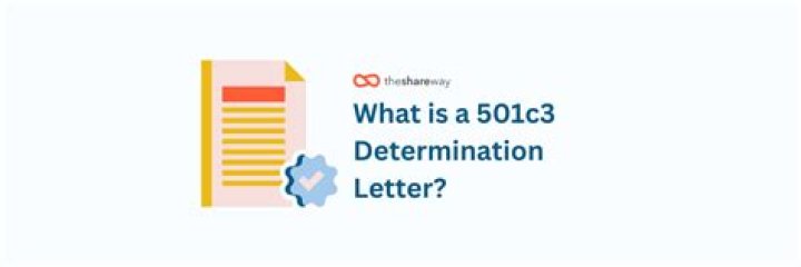 How do I get a 501c3 determination letter?