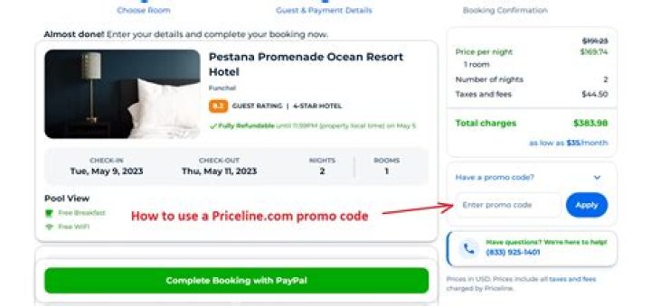 How do I get a refund from a hotel on Priceline?