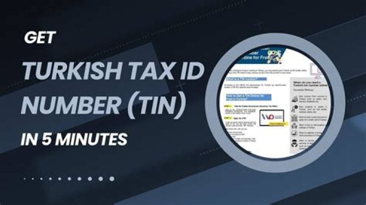 How do I get a tax ID in Turkey?