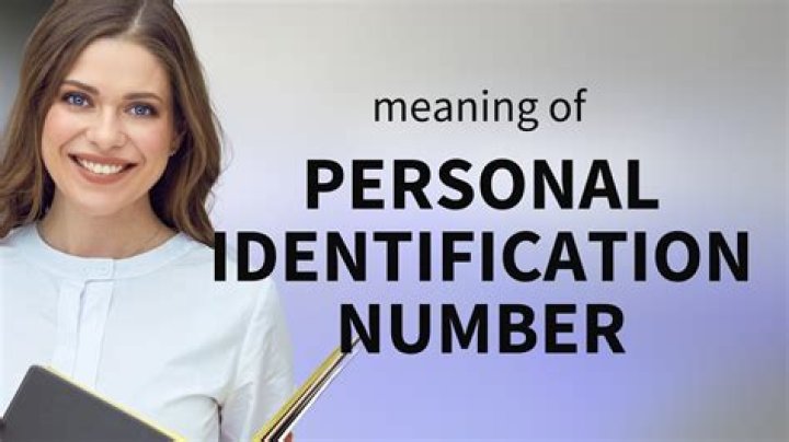 How do I get my personal identification number for my taxes?