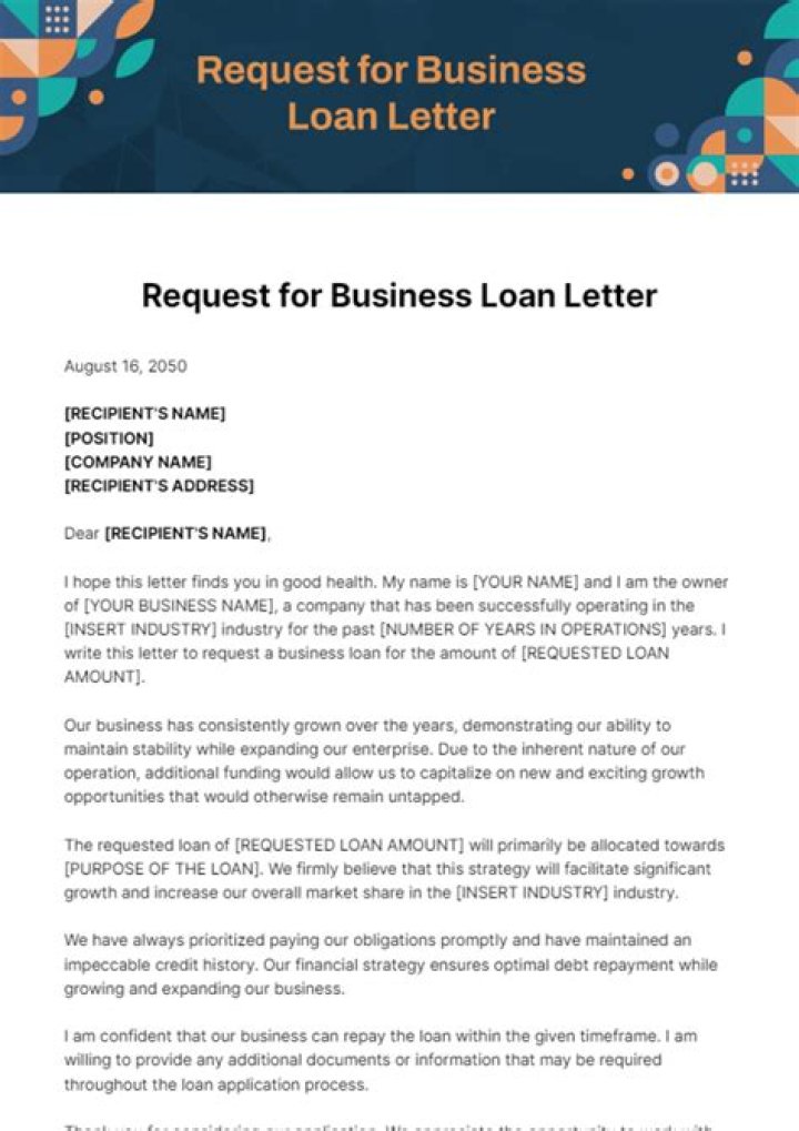 How do I make a business loan report?