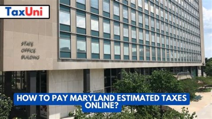 How do I pay Maryland estimated taxes?