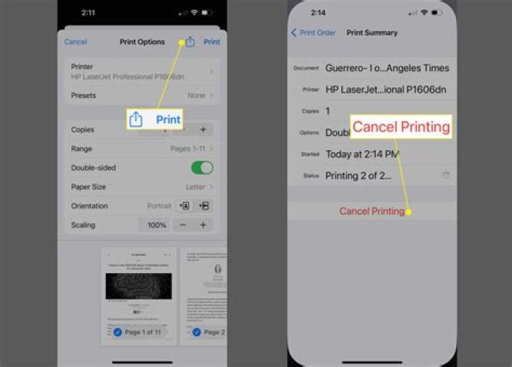 How do I print a hard copy from my phone?