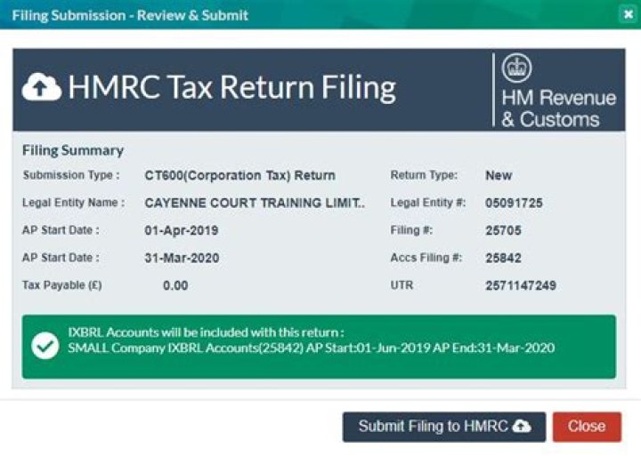 How do I print my HMRC tax return?