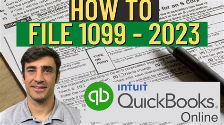 How do I process 1099s in QuickBooks online?