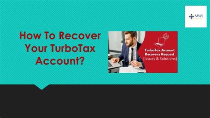 How do I recover my TurboTax account from last year?