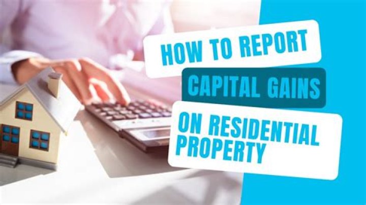 How do I report capital gains on a second home?