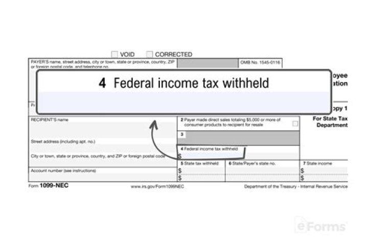 How do I report Federal Income tax Withheld?