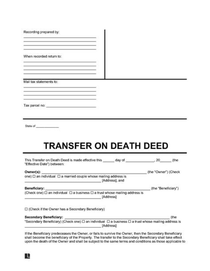 How do I transfer house after father died?