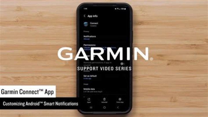 How do I turn off email notifications on my Garmin?