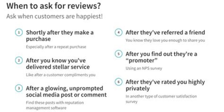 How do you ask for a review?