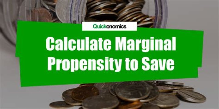 How do you calculate marginal propensity to save?