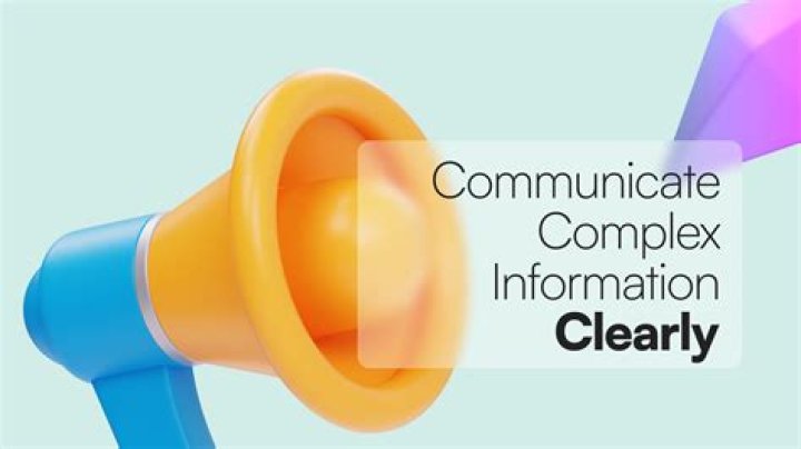 How do you communicate complex information?