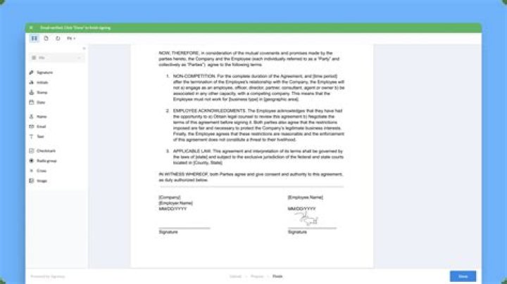 How do you document a lack of extension?