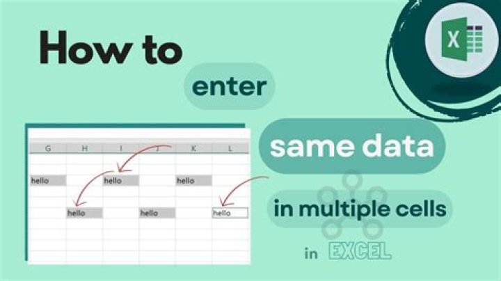 How do you enter multiple response data in Excel?