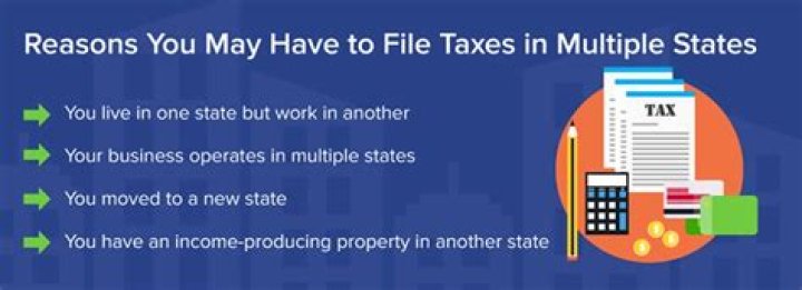 How do you file taxes if you lived in two states?