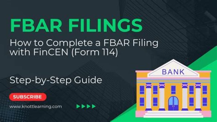 How do you fill out an FBAR?