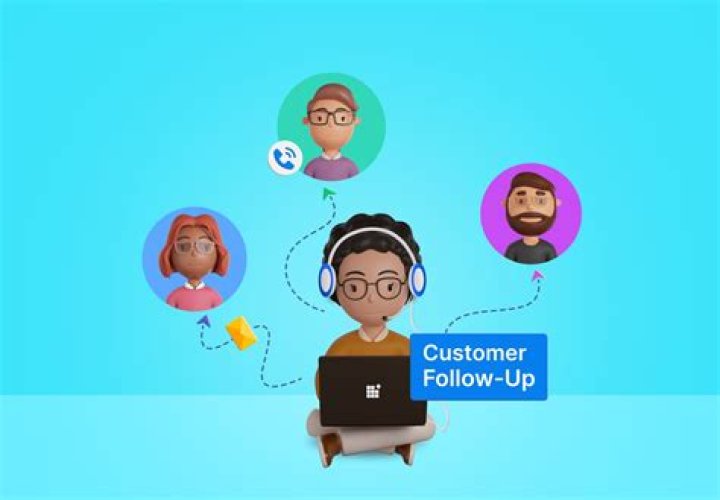 How do you follow up with old customers?