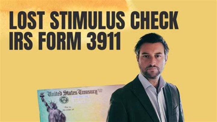 How do you get my stimulus check if I lost it?