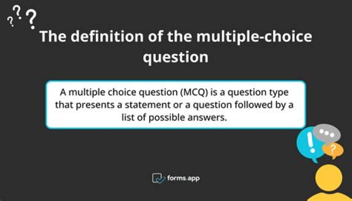 How do you make a good multiple choice question?