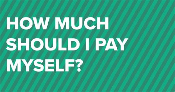 How do you pay yourself from your salary?