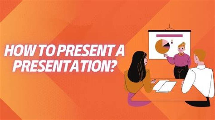 How do you present your work in a presentation?