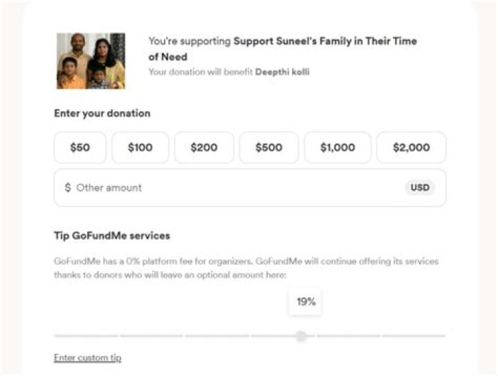 How do you receive donations on GoFundMe?