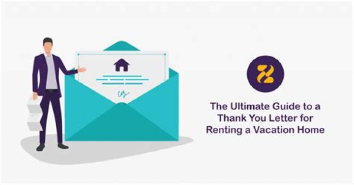 How do you thank someone for renting a house?