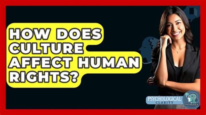 How does culture affect human rights?