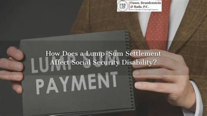 How is a lump sum Social Security payment taxed?