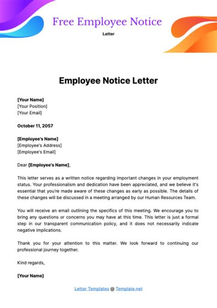 How is a notice payed to an employee taxed?