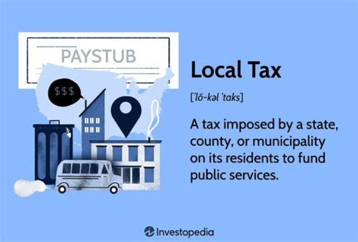 How local taxes might be used?