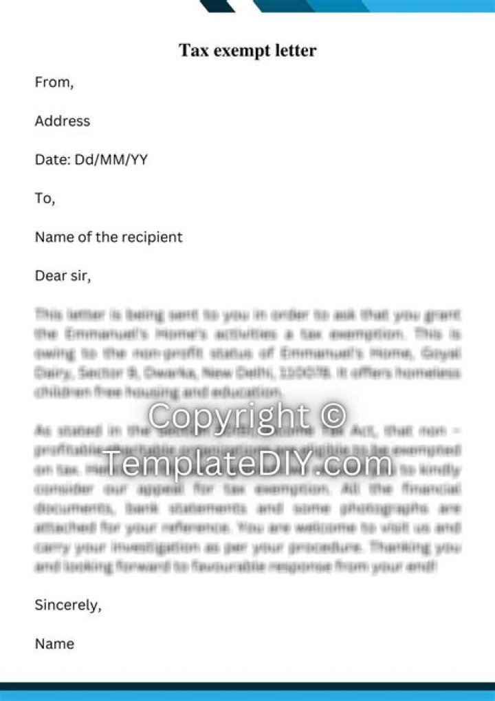 How long are tax exempt letters good for?