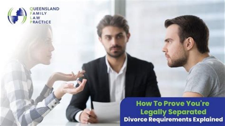 How long can you be legally separated from your spouse?