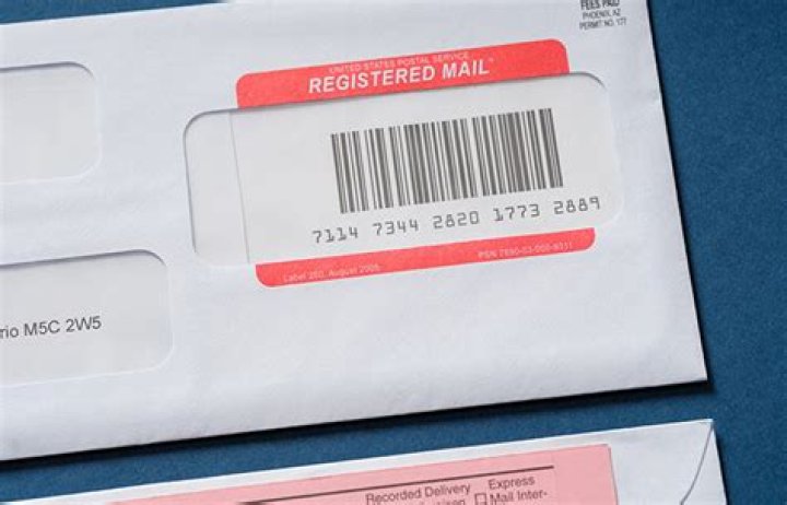 How long does it take for registered mail to be delivered?