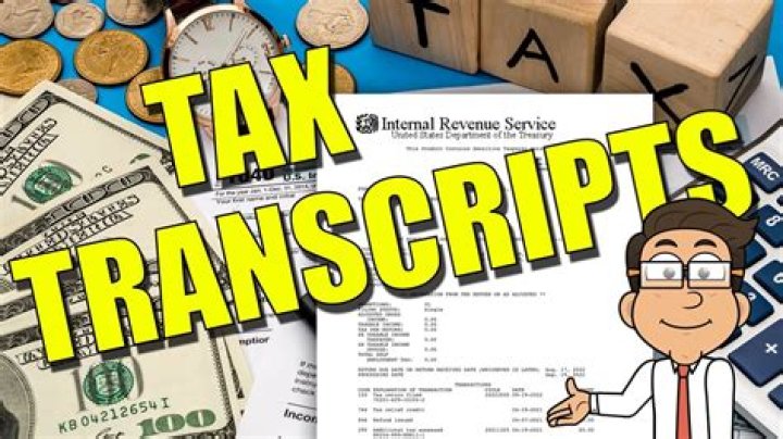 How long does it take for tax transcripts to be mailed?