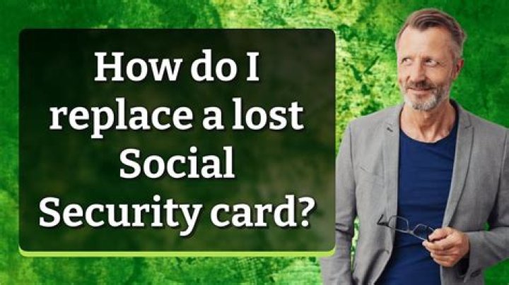 How long does it take to get a replacement for a lost Social Security card?