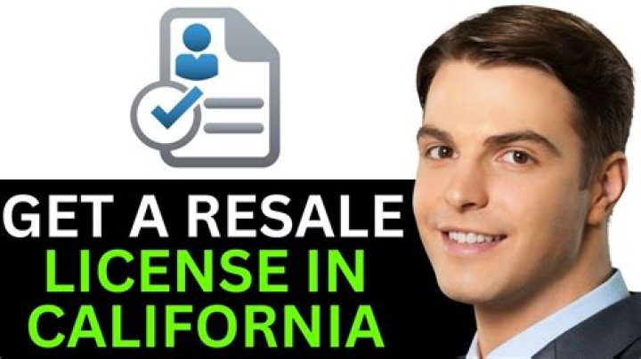 How long does it take to get a resale license in California?