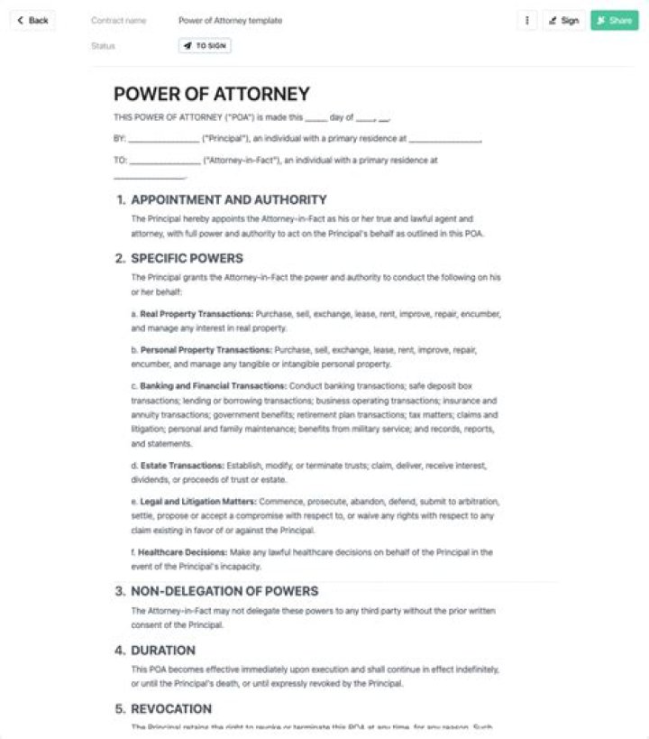 How Long Does power of attorney take to come back?