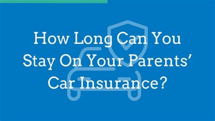 How long would you stay on your parents insurance before Obamacare?