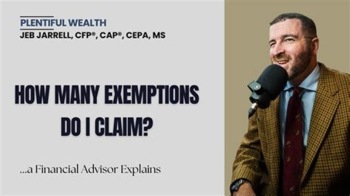 How many exemptions should I claim California?