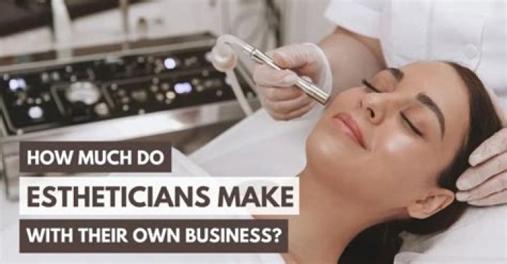 How much do estheticians make with their own business?