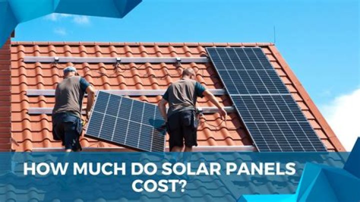 How much does it cost to have a solar panel installed?