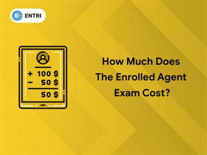 How much does the enrolled agent exam cost?