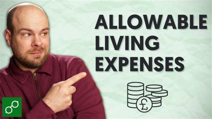 How much does the IRS allow for living expenses?
