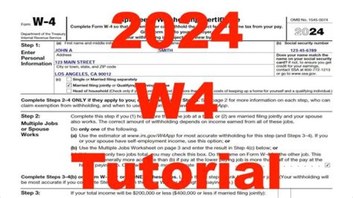 How to fill out a w4 for 2020?