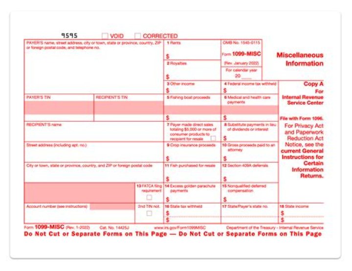 How to recover a 1099 tax form from earlier years?