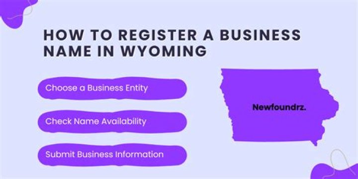 How to register a business name in Wyoming?