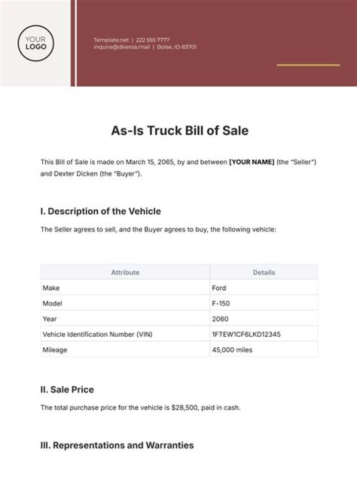 Is a business truck an asset?